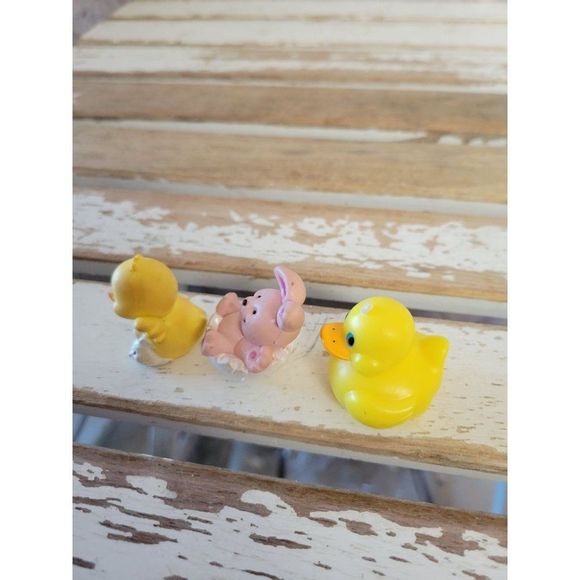 Mini Easter Bunny chicken village decor home - Picture 2 of 4